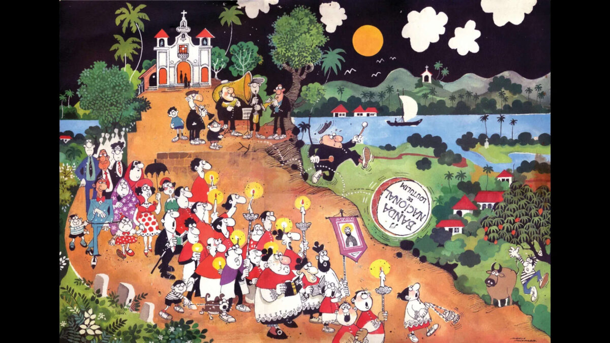 “I guess I happened to be at the right place at the right time.” Mario Miranda (1926-2011)